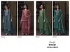 Terrie 5144 By Ganga Cotton Satin Embroidery Work Salwar Kameez